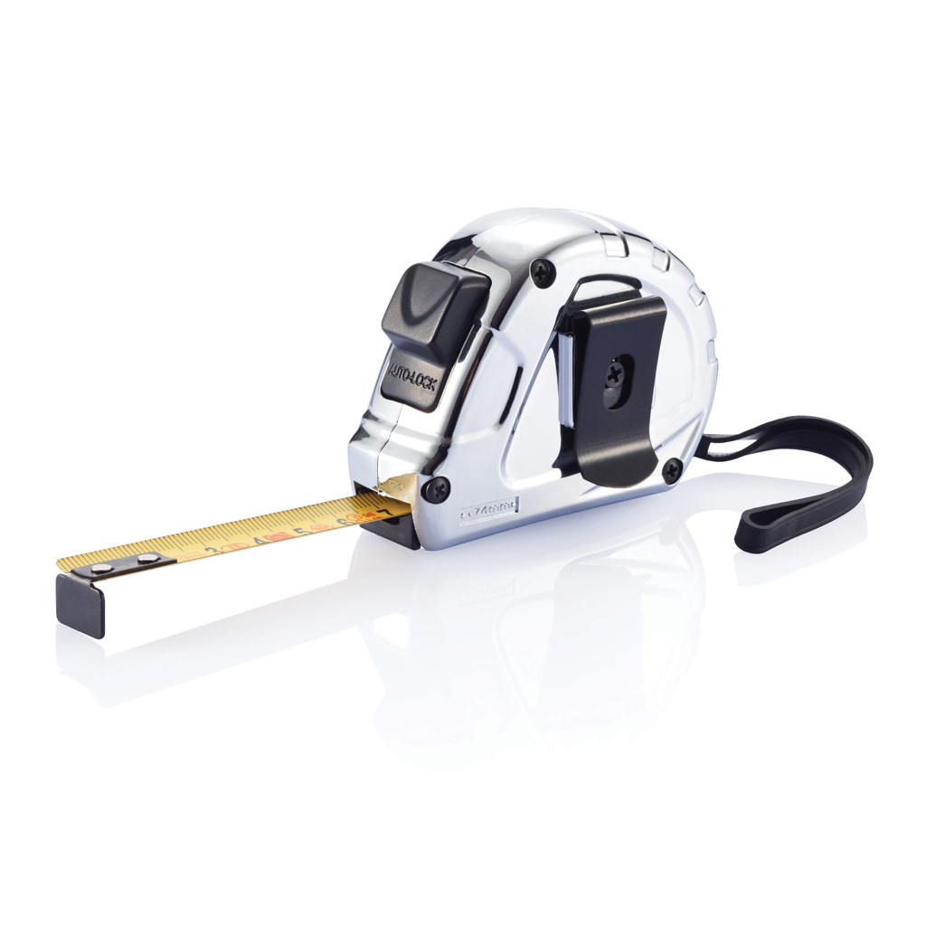 XD Collection 5m Auto-Stopp Maßband Ergonomic mit Edelstahlclip