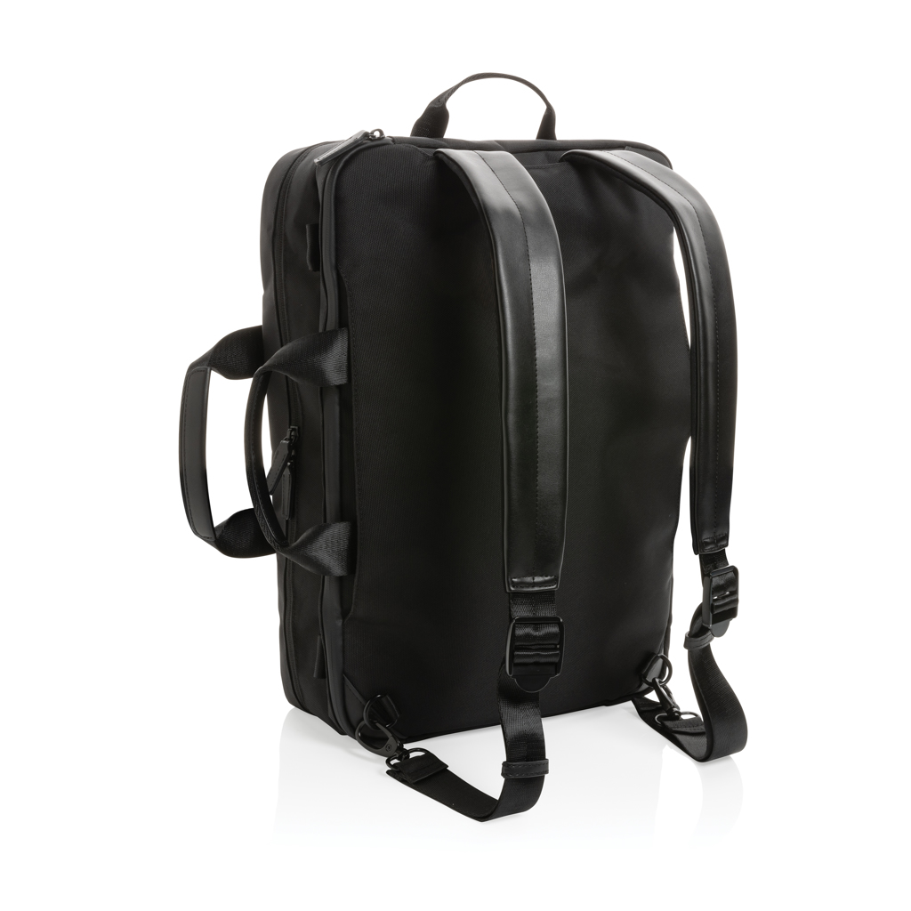 Swiss Peak AWARE 2-in-1 Executive Laptop-Rucksack aus recyceltem PET — bedruckbar Swiss Peak AWARE 2-in-1 Executive Laptop-Rucksack aus recyceltem PET — bedruckbar