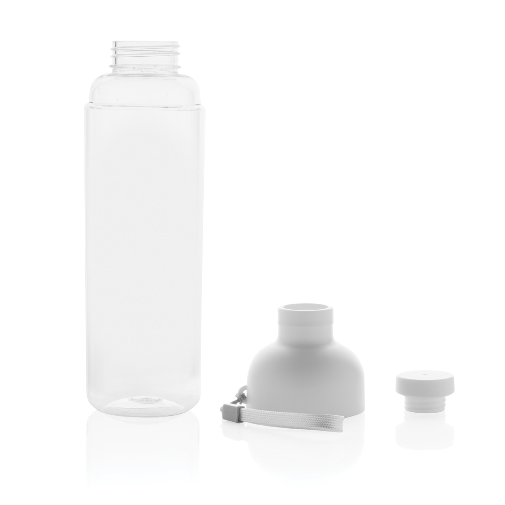XD Collection Impact Trinkflasche 600 ml aus 65 % recyceltem PET (rPET), RCS-zertifiziert, mit Logo bedruckbar