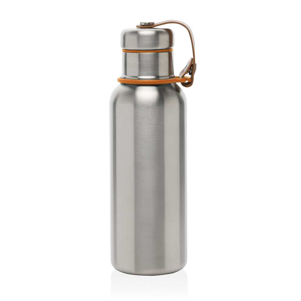 Edelstahl Isolierflasche 500ml, ohne Plastikkontakt – orange