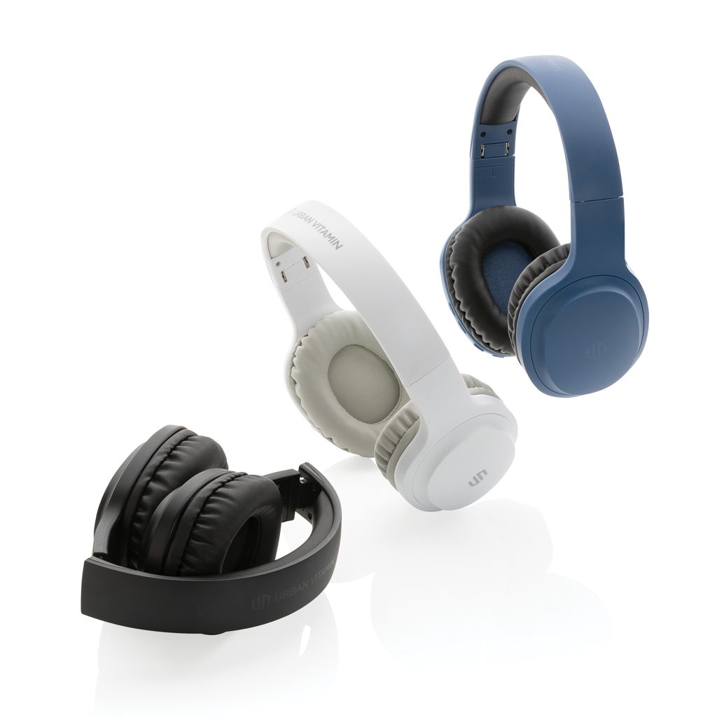 Urban Vitamin Belmont Bluetooth-Kopfhörer mit Logo-Druck Urban Vitamin Belmont Bluetooth-Kopfhörer mit Logo-Druck