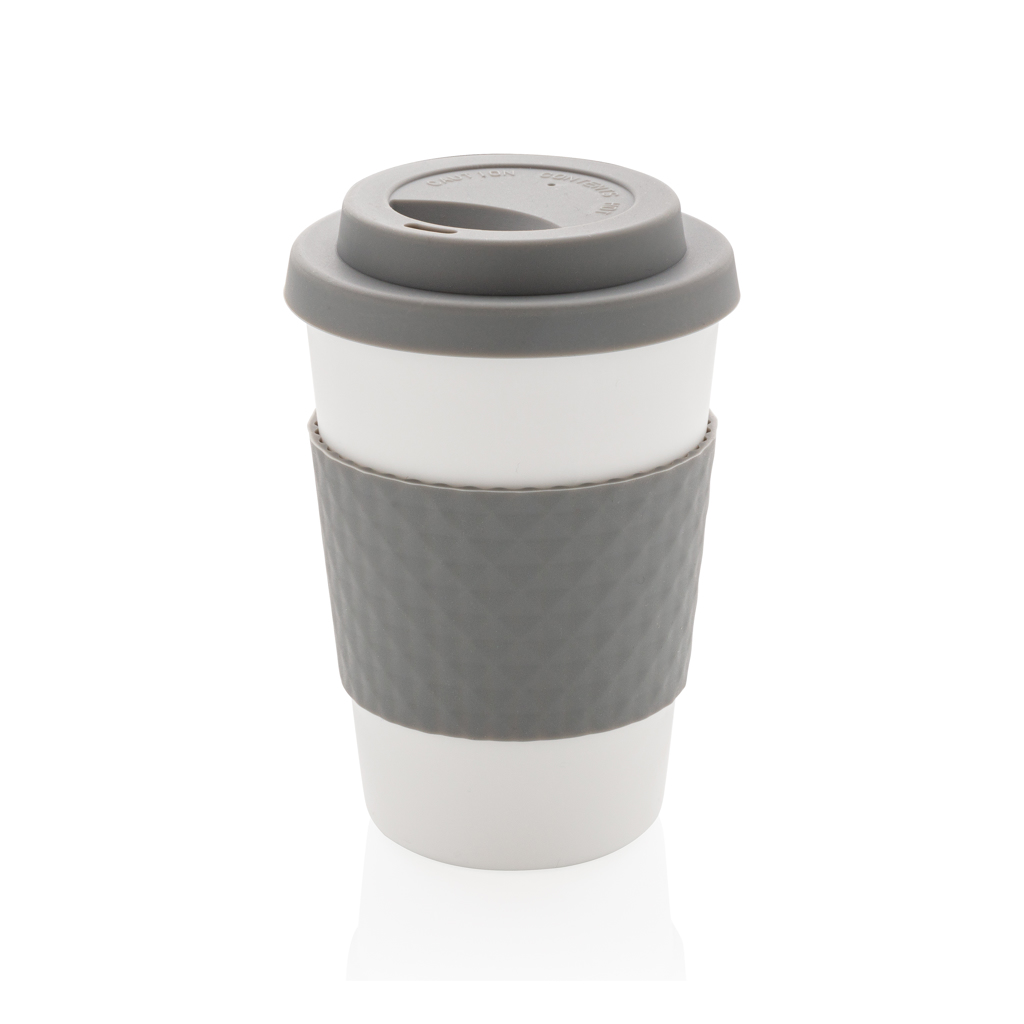 Wiederverwendbarer Kaffeebecher 270 ml mit Silikondeckel — XD Collection