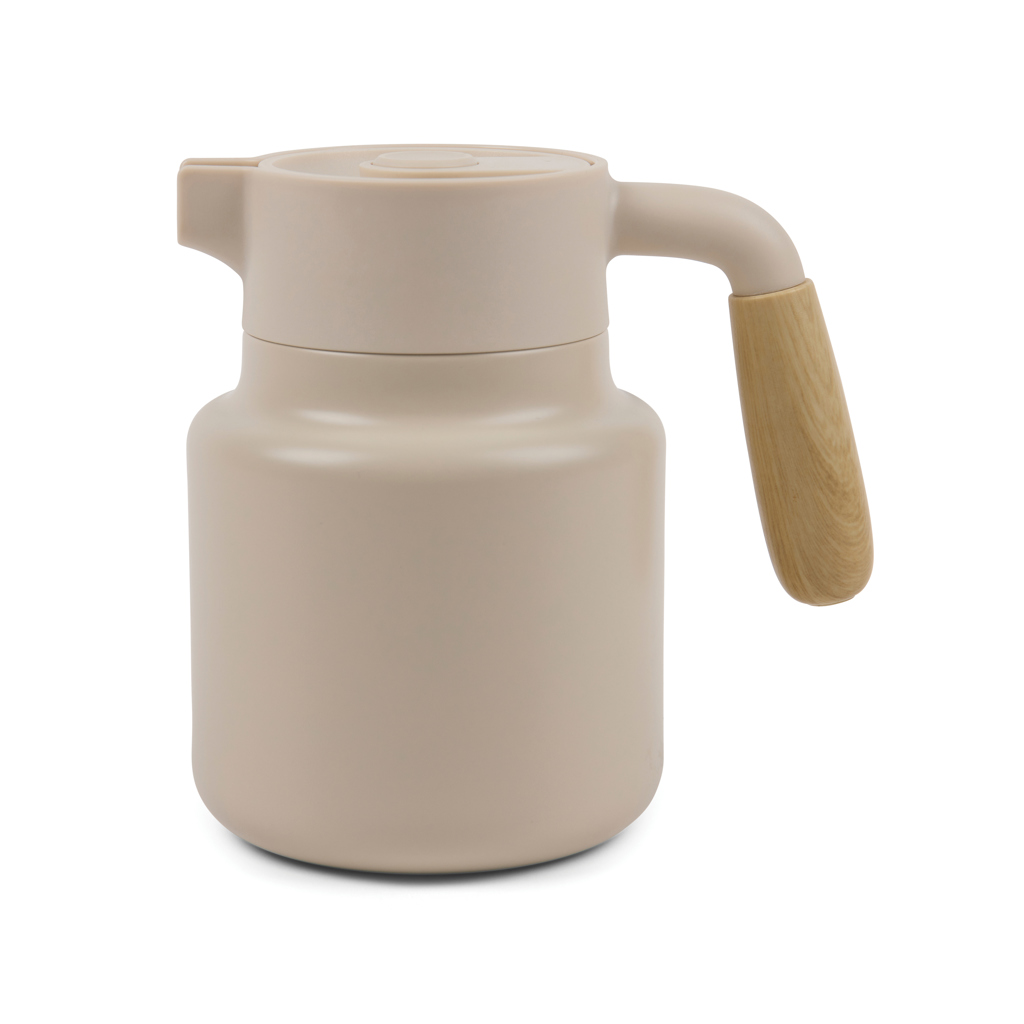 VINGA Arbe RCS Isolierkanne 1200 ml aus recyceltem Edelstahl – mit Lasergravur oder Tampondruck