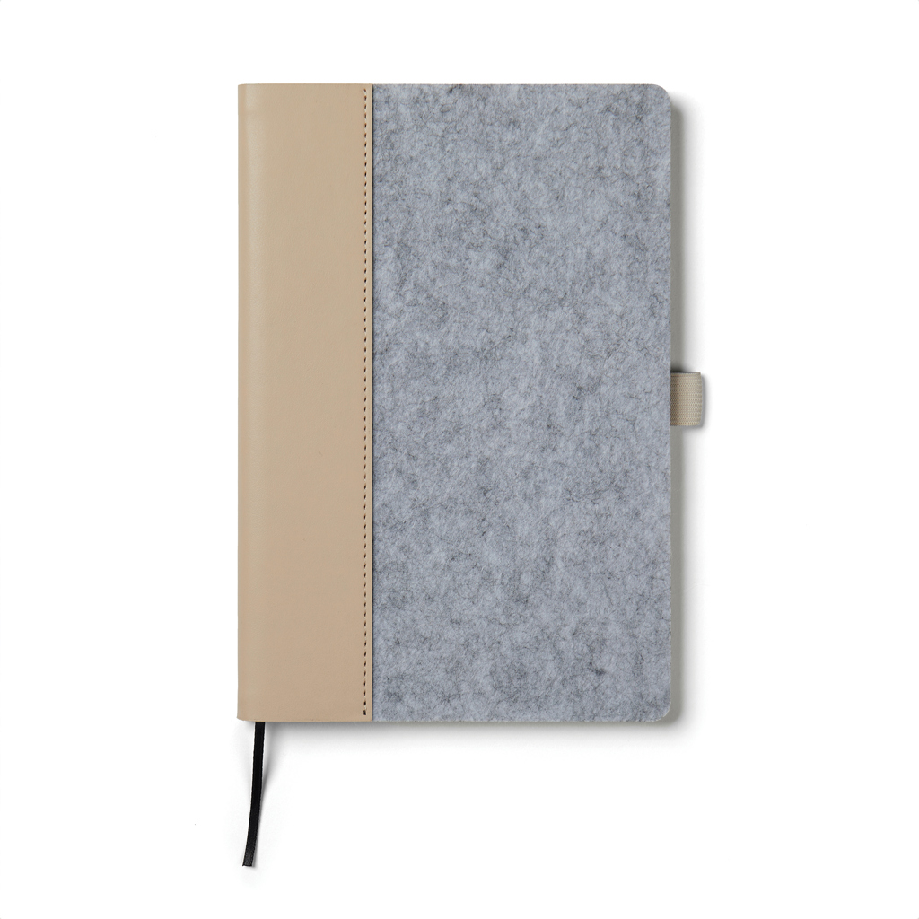 VINGA Albon A5-Notizbuch aus GRS-Recyclingfilz mit Stifthalter VINGA Albon A5-Notizbuch aus GRS-Recyclingfilz mit Stifthalter