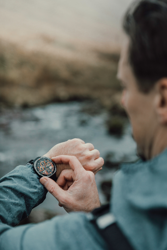 Nordic Drift Titan High Performance Smartwatch mit AMOLED-Display und Lasergravur
