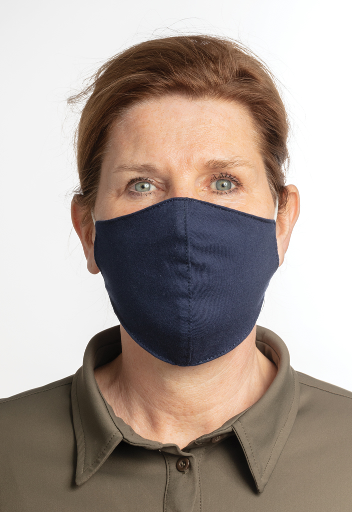 XD Collection Wiederverwendbare 2-lagige Baumwoll-Gesichtsmaske mit Logo (35,5 × 14,5 cm) XD Collection Wiederverwendbare 2-lagige Baumwoll-Gesichtsmaske mit Logo (35,5 × 14,5 cm)