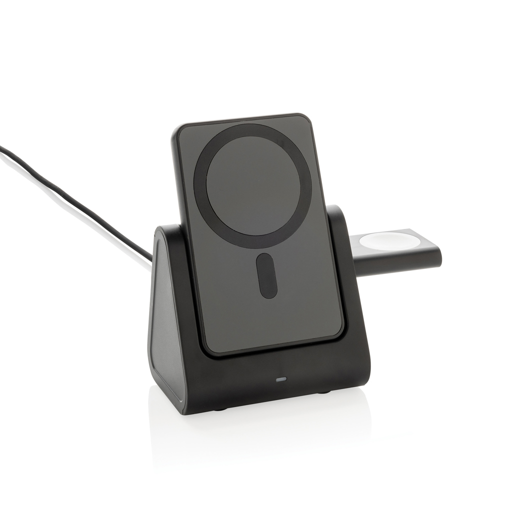 Powerbase Trio Charger aus RCS-Kunststoff – Perfektes Kundenbindungs-Gadget mit Logo