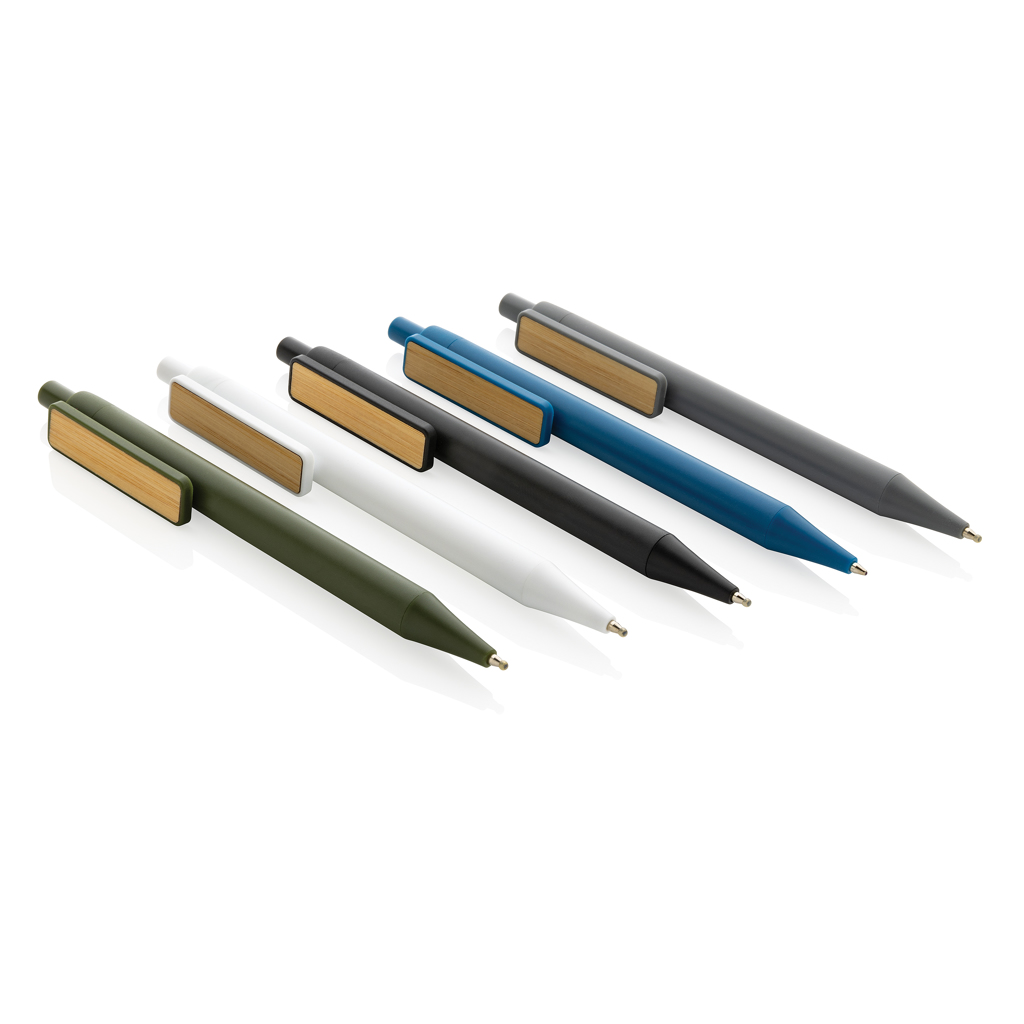 XD Collection GRS rABS Stift mit Bambus-Clip – Werbekugelschreiber zum Bedrucken