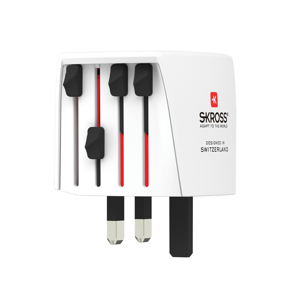 SKROSS Business Reiseadapter Micro – 200+ Destinationen weiß SKROSS Business Reiseadapter Micro – 200+ Destinationen weiß