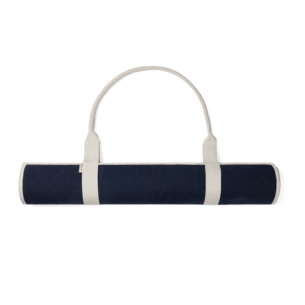 VINGA Volonne AWARE™ Strandmatte aus recyceltem Canvas mit Tragegriff und Tasche – bedruckbar
