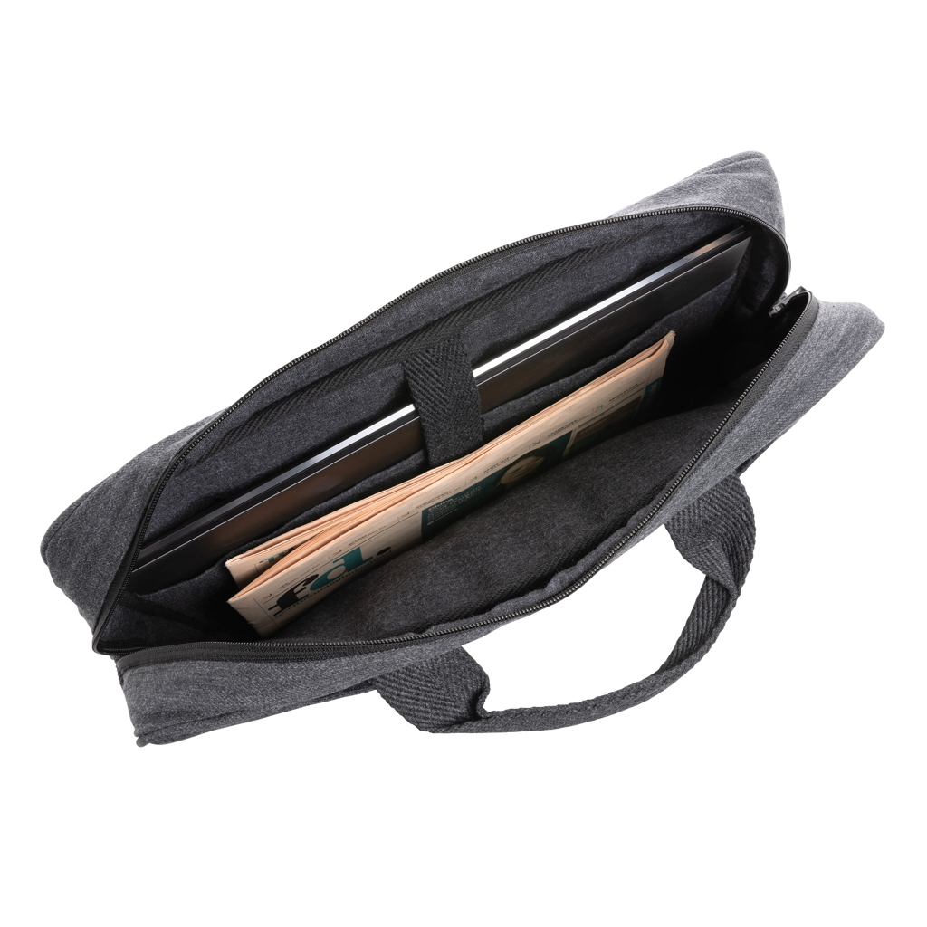 Laluka AWARE Laptop-Tasche 15,4 Zoll aus recycelter Baumwolle (XD Collection) – bedruckbar oder bestickbar Laluka AWARE Laptop-Tasche 15,4 Zoll aus recycelter Baumwolle (XD Collection) – bedruckbar oder bestickbar