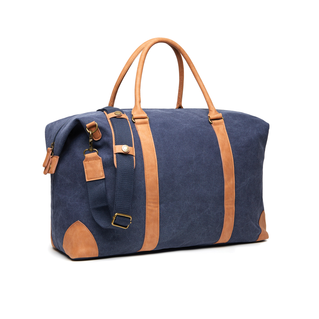 VINGA Bosler Weekender aus RCS-recyceltem Canvas mit Logo veredelbar VINGA Bosler Weekender aus RCS-recyceltem Canvas mit Logo veredelbar