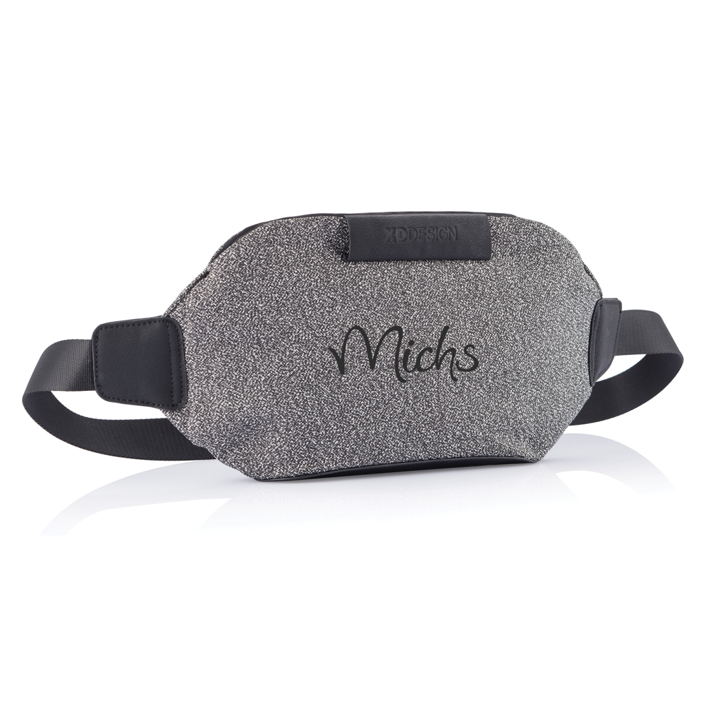 XD Design Urban Anti-Diebstahl-Gürteltasche aus schnittfestem Polyester, bedruckbar XD Design Urban Anti-Diebstahl-Gürteltasche aus schnittfestem Polyester, bedruckbar