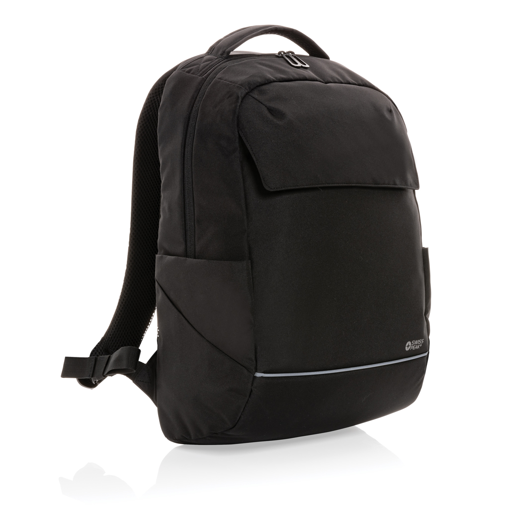 Swiss Peak Brooke AWARE™ Laptop-Rucksack 15,6 Zoll aus rPET