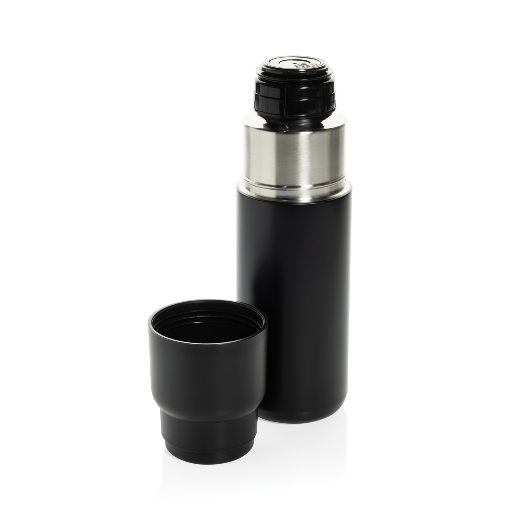 XD Collection Thermocup Thermosflasche 500 ml mit Becher – mit Logo bedruckbar XD Collection Thermocup Thermosflasche 500 ml mit Becher – mit Logo bedruckbar