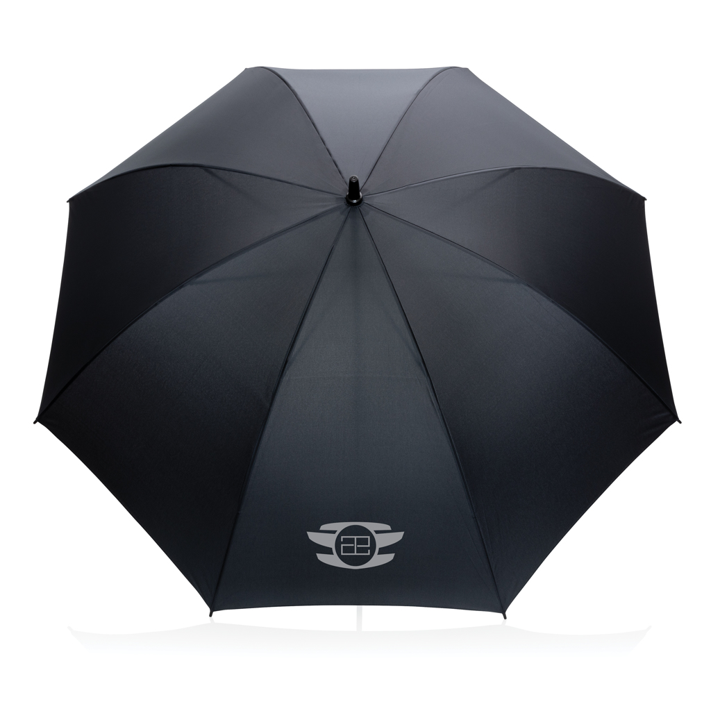 XD Collection 30 Zoll Stormproof-Schirm aus RPET — bedruckbar