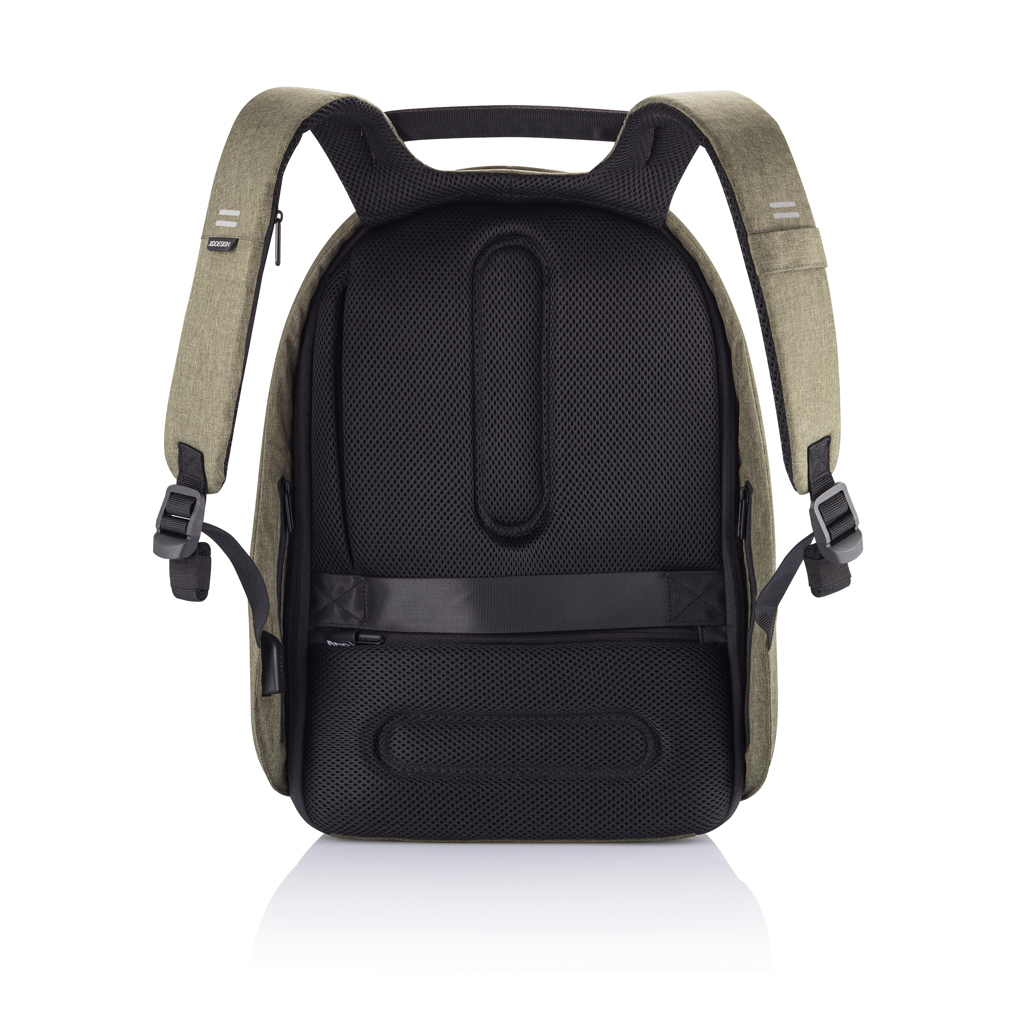 XD Design Bobby Hero Regular Anti-Diebstahl-Rucksack aus rPET mit Logodruck