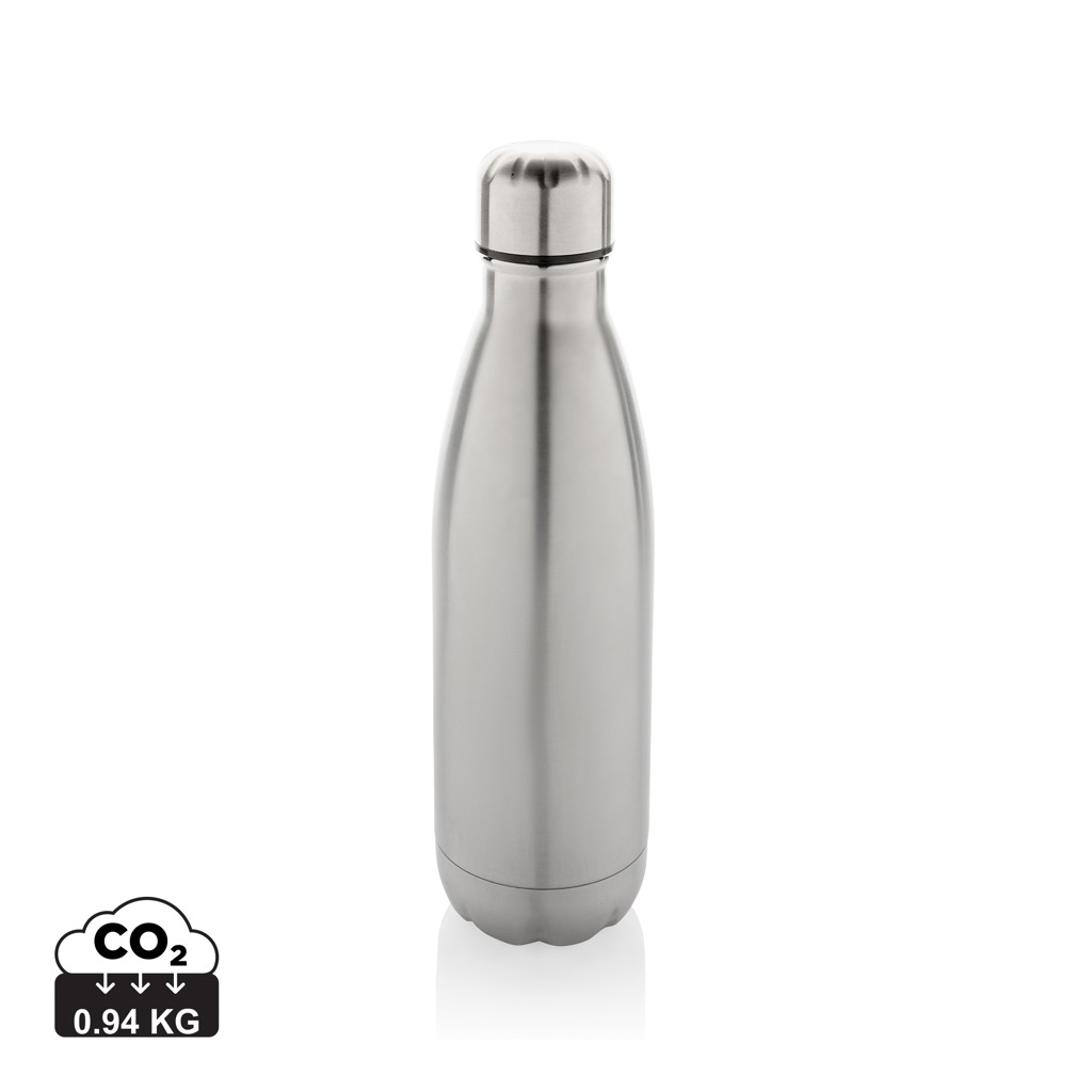 Eureka Wasserflasche 500 ml aus recyceltem Edelstahl (RCS) — bedruckbar Eureka Wasserflasche 500 ml aus recyceltem Edelstahl (RCS) — bedruckbar