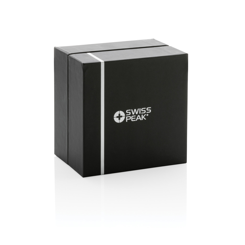 Swiss Peak Activity-Tracker aus recyceltem TPU – Perfektes Werbegeschenk mit Logo