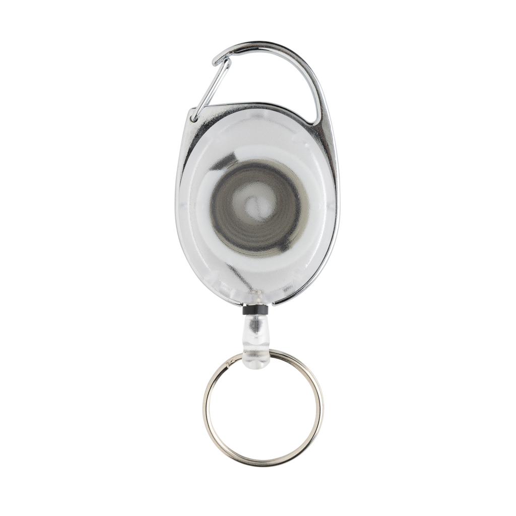 XD Collection Roller-Clip Schlüsselanhänger aus RCS-recyceltem ABS mit Karabiner XD Collection Roller-Clip Schlüsselanhänger aus RCS-recyceltem ABS mit Karabiner