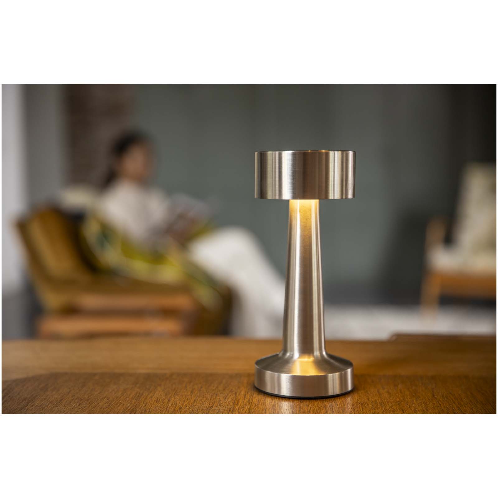 Aludra Wiederaufladbare dimmbare Tischlampe mit 3 Lichtmodi Aludra Wiederaufladbare dimmbare Tischlampe mit 3 Lichtmodi