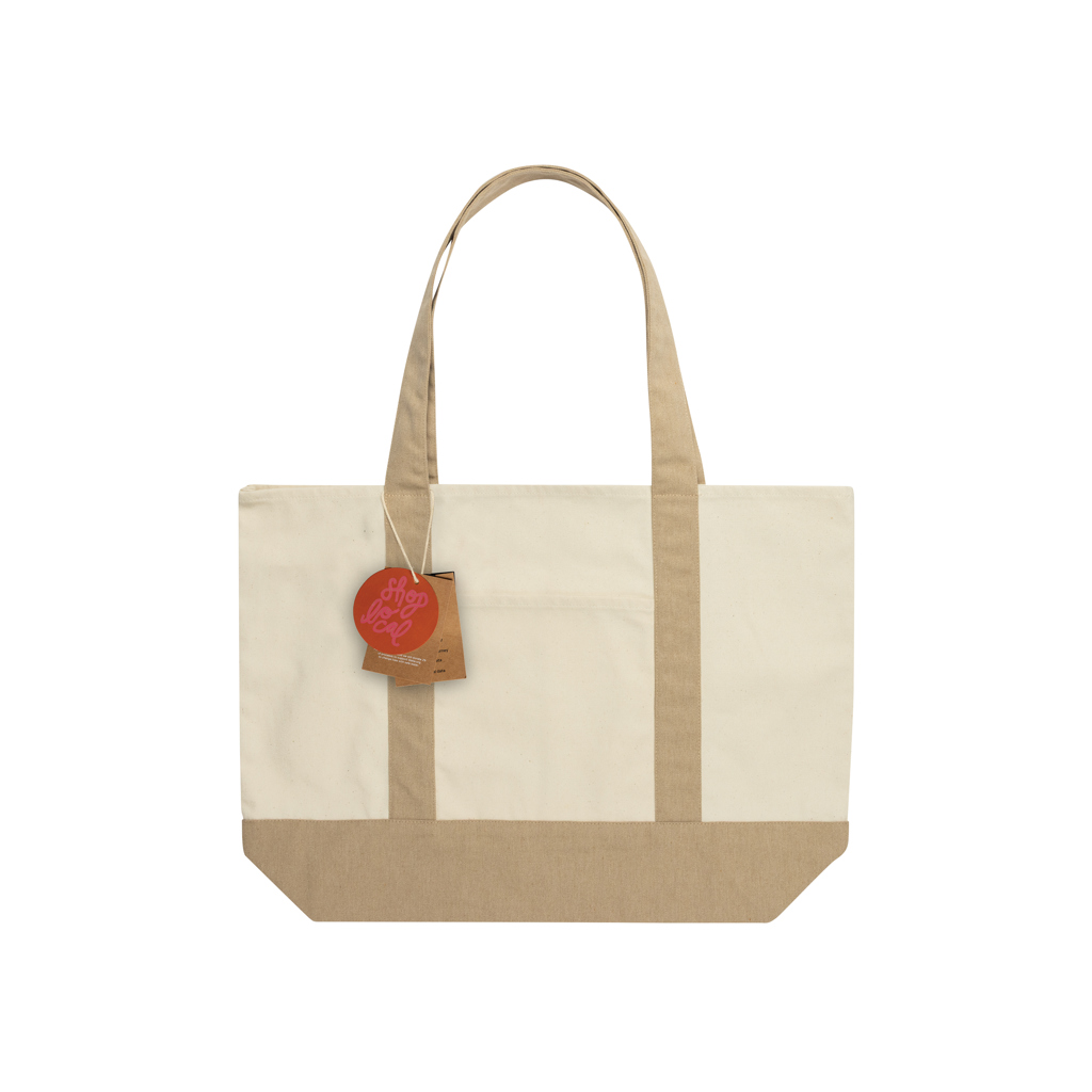 XD Xclusive SHOP LOCAL AWARE™ Tragetasche aus recycelter Baumwolle, 350 g/m², bedruck- und bestickbar