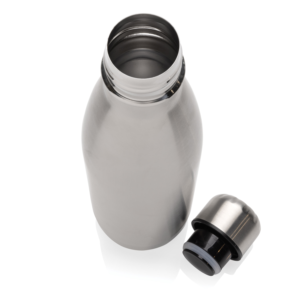 Eureka Wasserflasche 500 ml aus recyceltem Edelstahl (RCS) — bedruckbar Eureka Wasserflasche 500 ml aus recyceltem Edelstahl (RCS) — bedruckbar