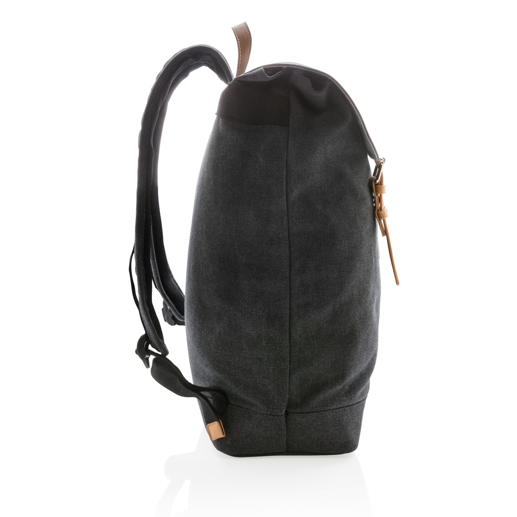 XD Collection Canvas Laptop-Rucksack 15,6 Zoll PVC-frei mit Magnetverschluss XD Collection Canvas Laptop-Rucksack 15,6 Zoll PVC-frei mit Magnetverschluss