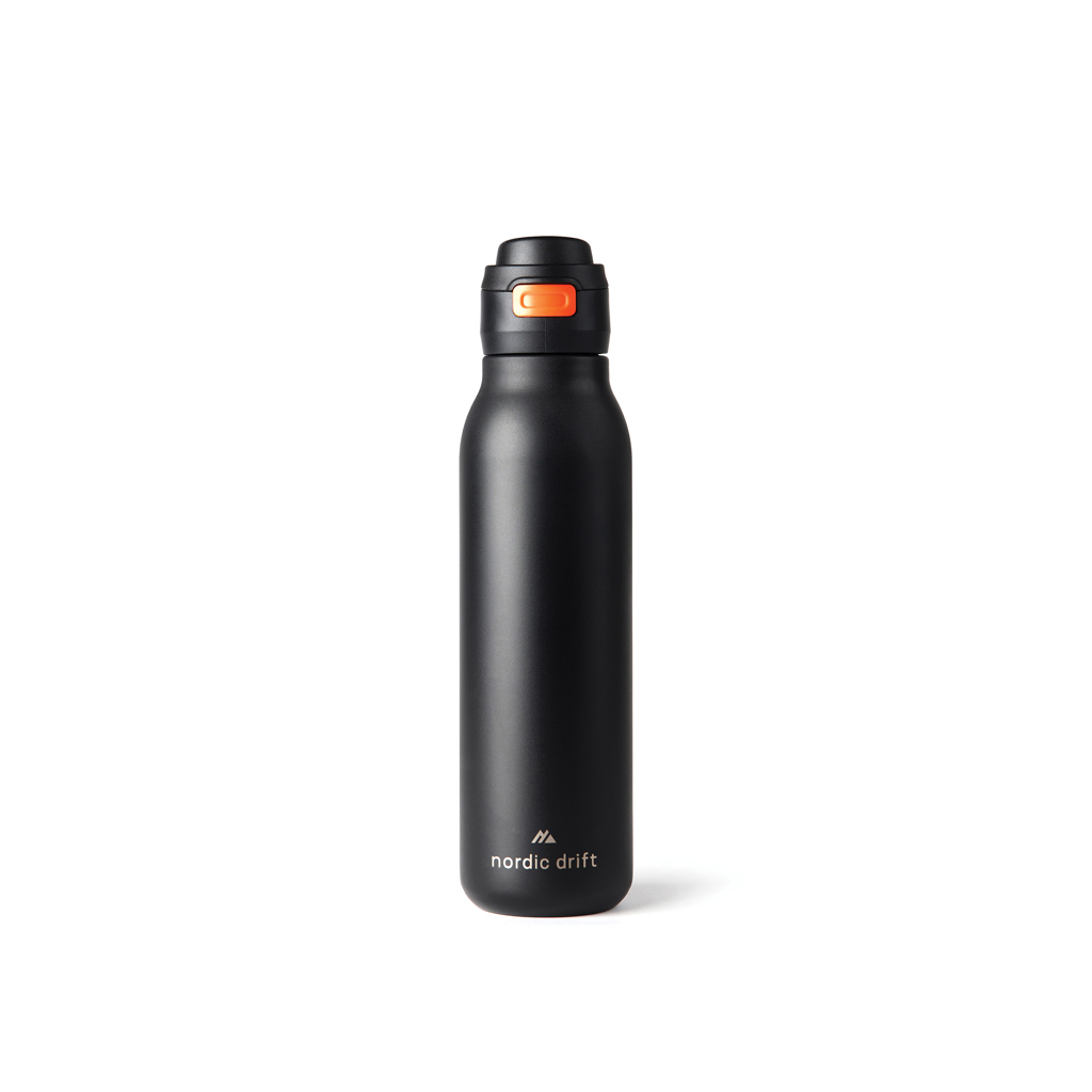 Nordic Drift Trail Wasserflasche 750ml aus 68 % recyceltem Edelstahl, RCS-zertifiziert, bedruckbar Nordic Drift Trail Wasserflasche 750ml aus 68 % recyceltem Edelstahl, RCS-zertifiziert, bedruckbar