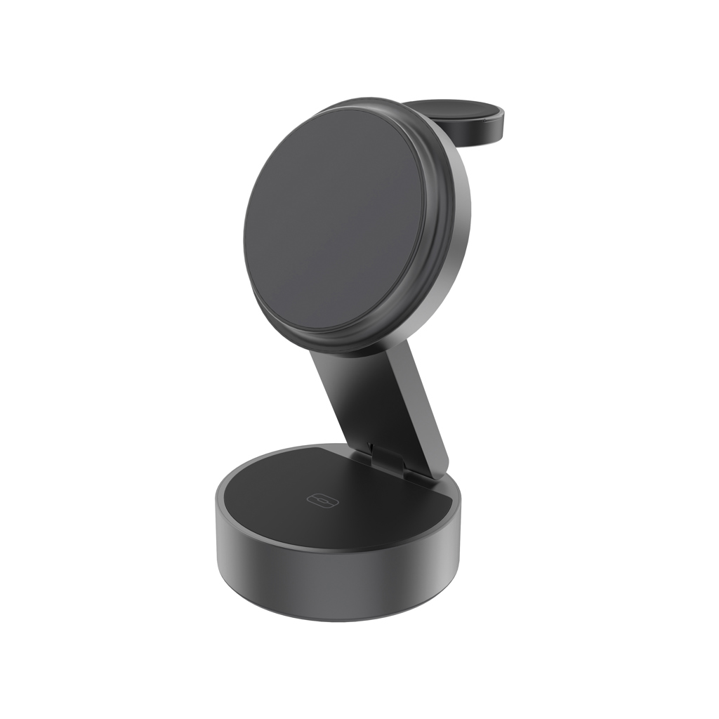 XD Xclusive Quantum kabelloses 3-in-1-Ladegerät 25 W mit Logo