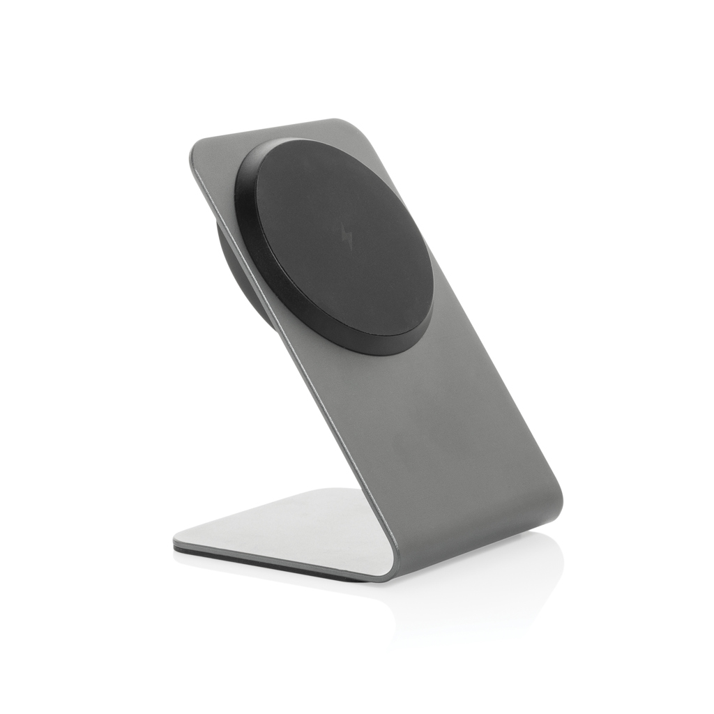 Terra Aluminium 15W Wireless-Charger magnetisch, recyceltes Aluminium, mit Logo bedruckbar Terra Aluminium 15W Wireless-Charger magnetisch, recyceltes Aluminium, mit Logo bedruckbar