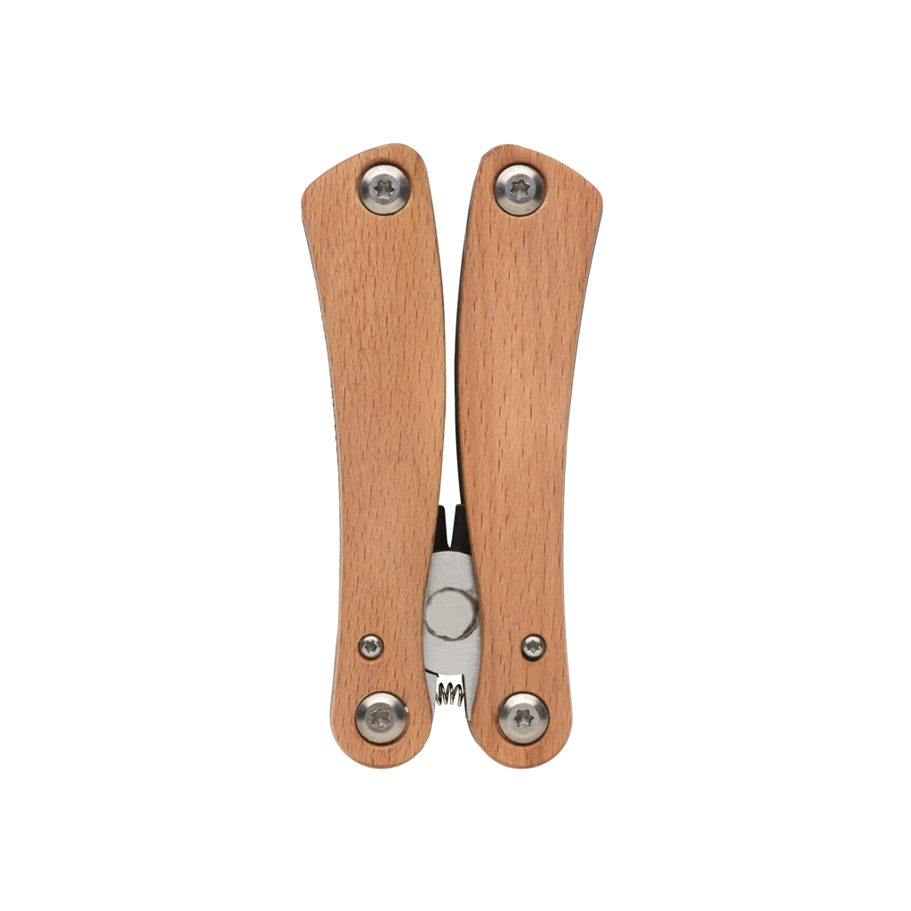 XD Collection Holz Multitool mit 13 Funktionen — bedruckbar