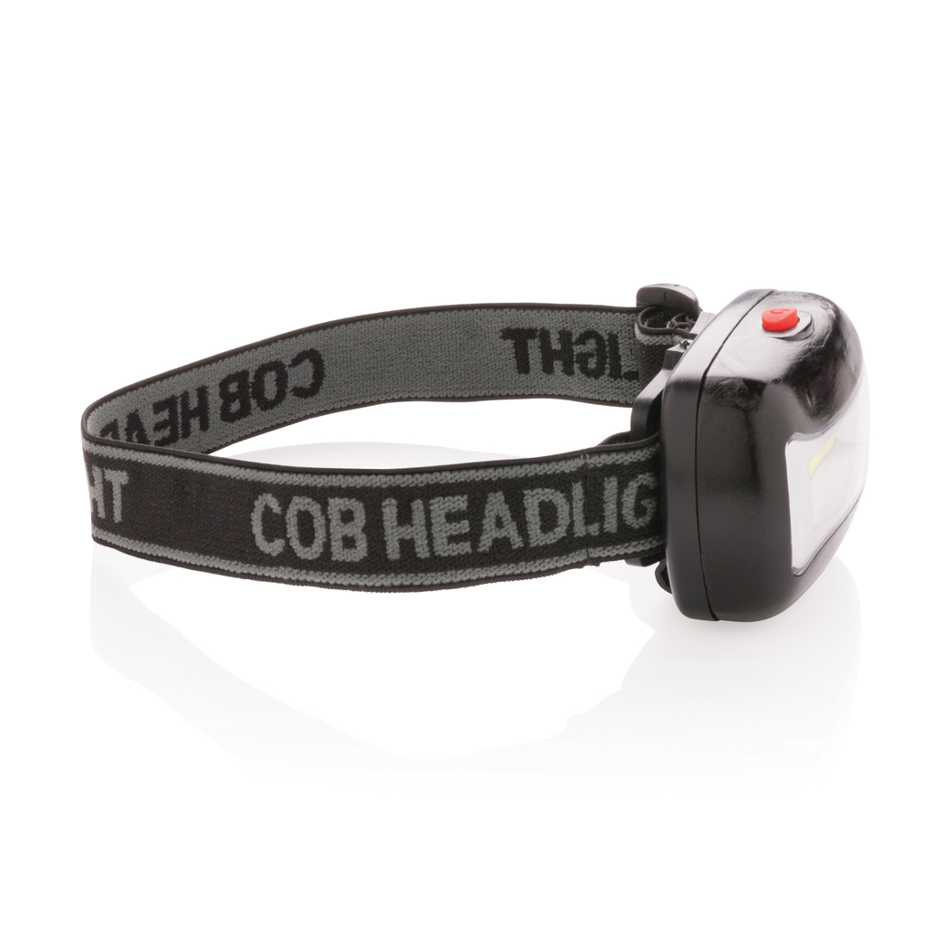 XD Collection COB Kopflampe mit verstellbarem Kopfband, bedruckbar