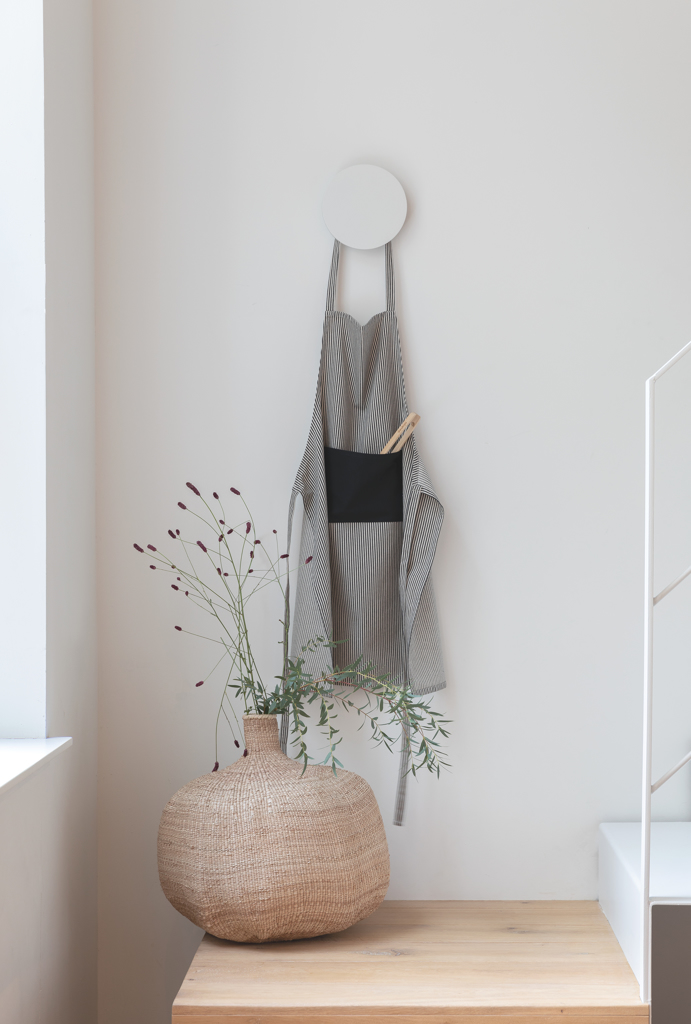 Ukiyo Aware 280gr rCotton Deluxe Schürze, recycelte Baumwolle, schwarz, bedruckbar