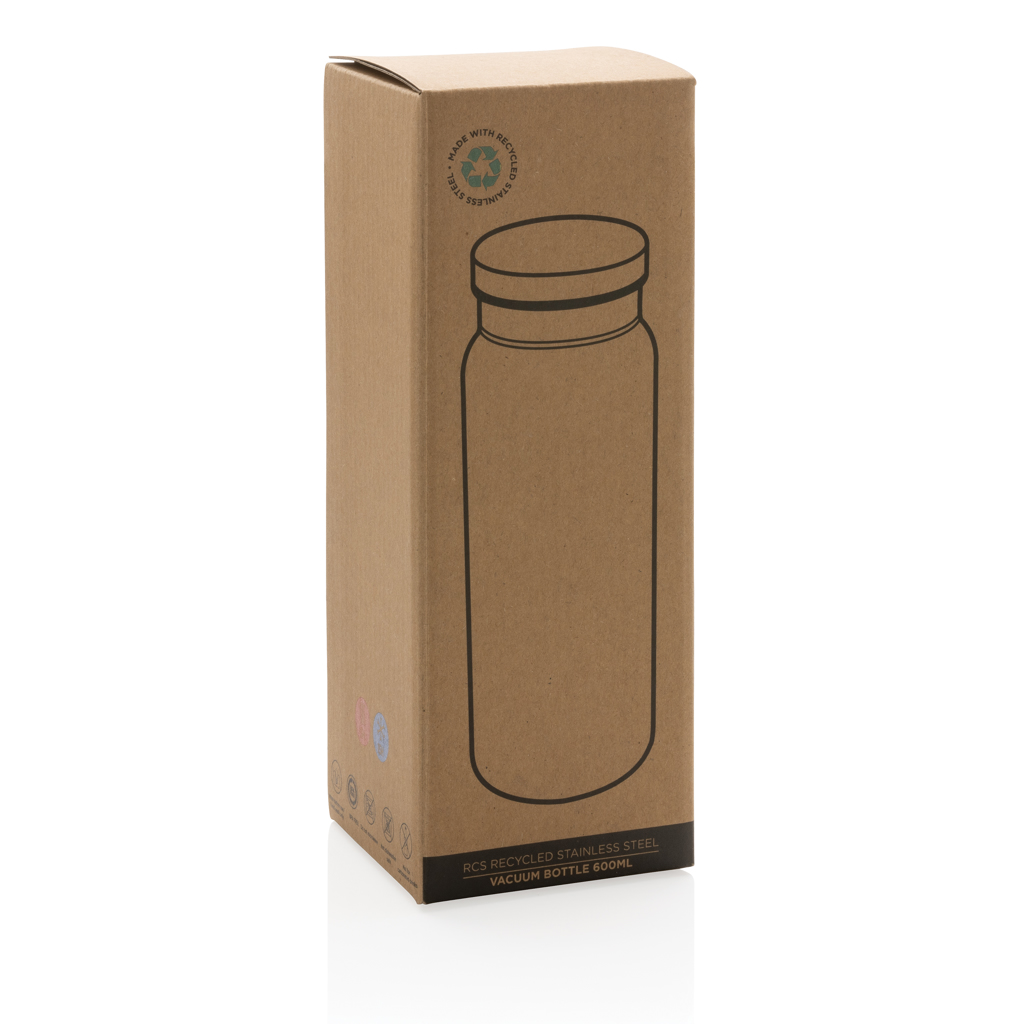 XD Collection RCS Vakuumflasche 600 ml aus recyceltem Edelstahl XD Collection RCS Vakuumflasche 600 ml aus recyceltem Edelstahl