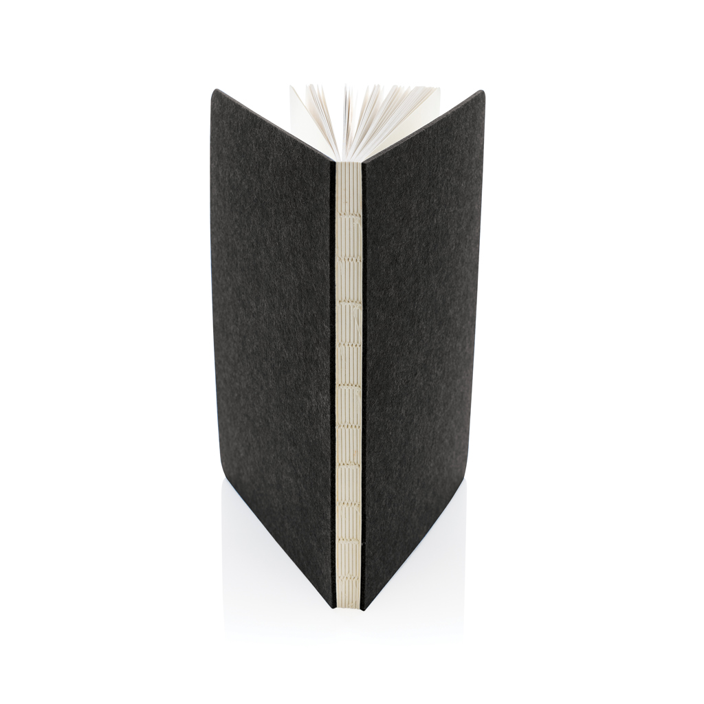 XD Collection Phrase A5-Notizbuch aus recyceltem Filz, GRS-zertifiziert