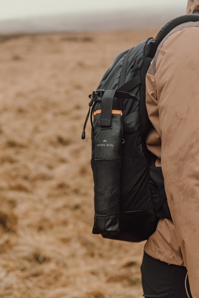 Nordic Drift Trail rPET Automatik-Stockschirm UPF 50+ mit AWARE Physical Tracer