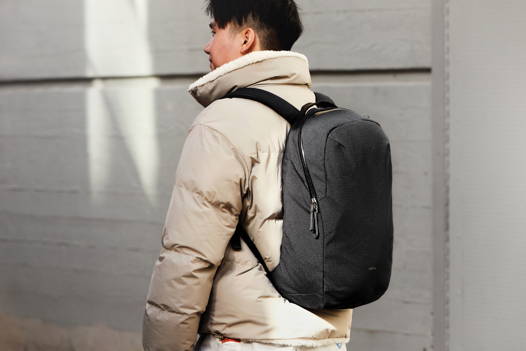 Bellroy Via Rucksack 16-Zoll, recyceltes PET, schwarz – bedruckbar Bellroy Via Rucksack 16-Zoll, recyceltes PET, schwarz – bedruckbar