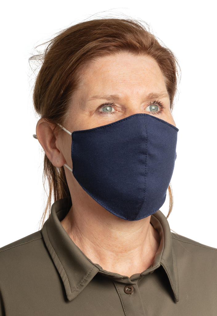 XD Collection Wiederverwendbare 2-lagige Baumwoll-Gesichtsmaske mit Logo (35,5 × 14,5 cm)