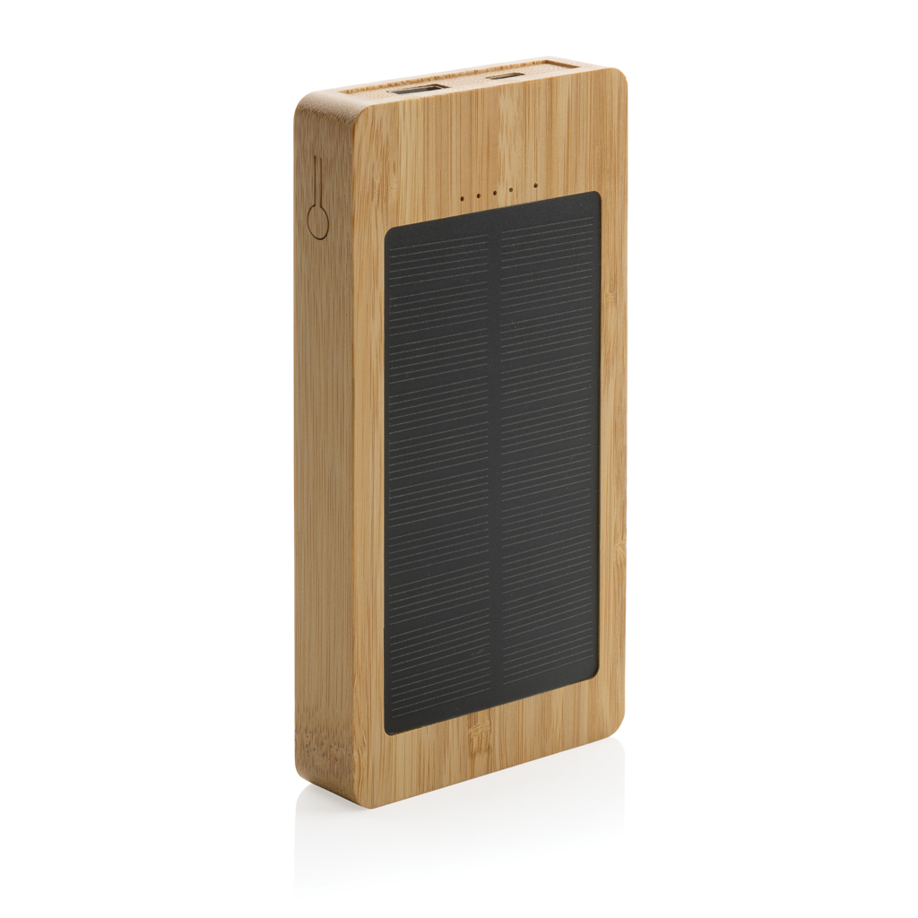 Sunwick Solar-Powerbank 10.000 mAh aus FSC-Bambus, bedruckbar Sunwick Solar-Powerbank 10.000 mAh aus FSC-Bambus, bedruckbar