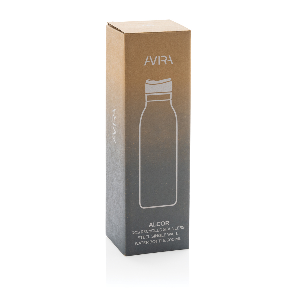 Avira Alcor Trinkflasche 600 ml aus RCS-recyceltem Edelstahl – bedruckbar Avira Alcor Trinkflasche 600 ml aus RCS-recyceltem Edelstahl – bedruckbar
