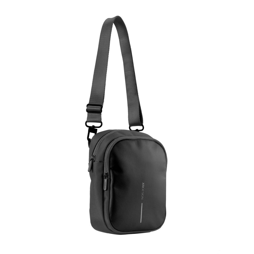 XD Design Boxy Sling Crossbody-Tasche aus recyceltem PET XD Design Boxy Sling Crossbody-Tasche aus recyceltem PET