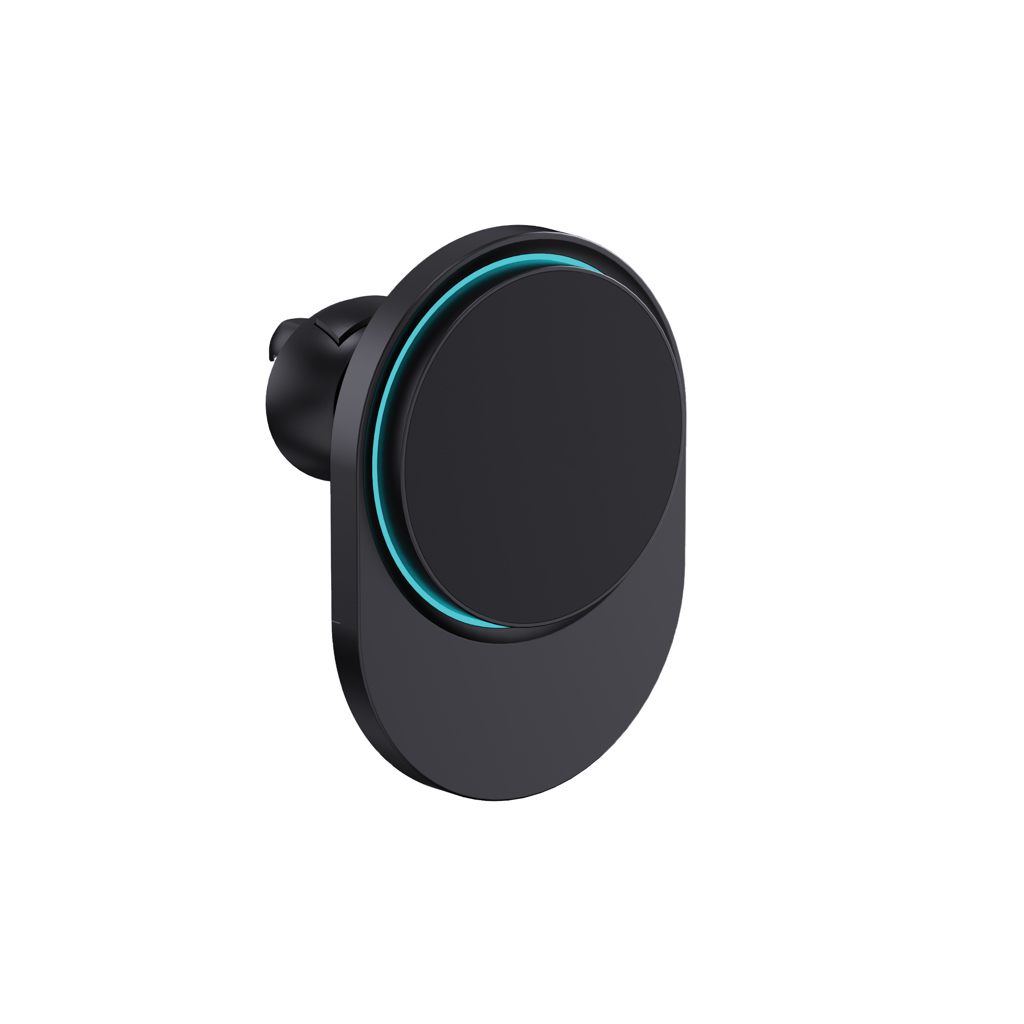 PowerCruze magnetischer 15W Wireless-Autohalter aus recyceltem ABS