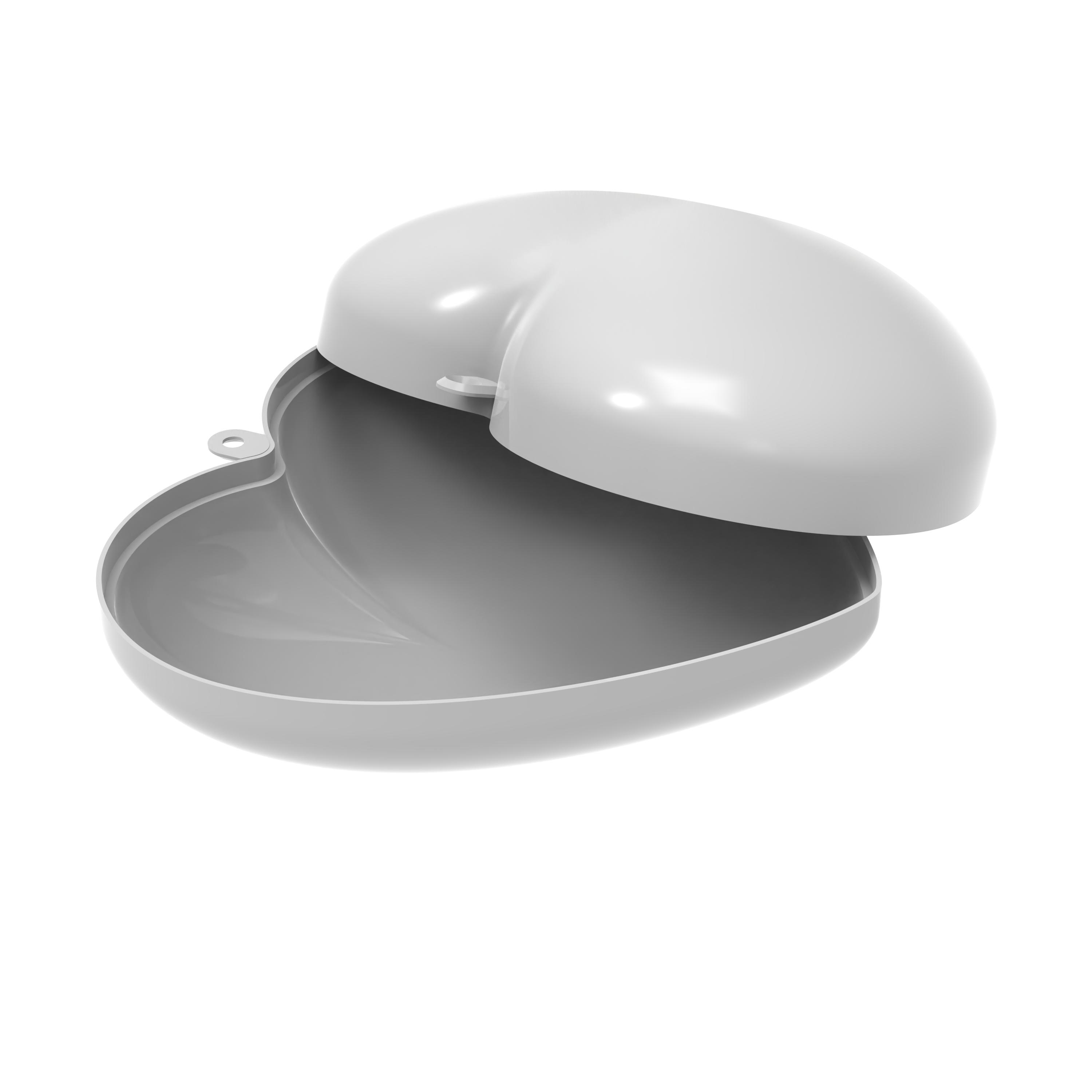 Deko-Dose "Mini-Herz" – Geoeffnet_Weiss Deko-Dose "Mini-Herz"