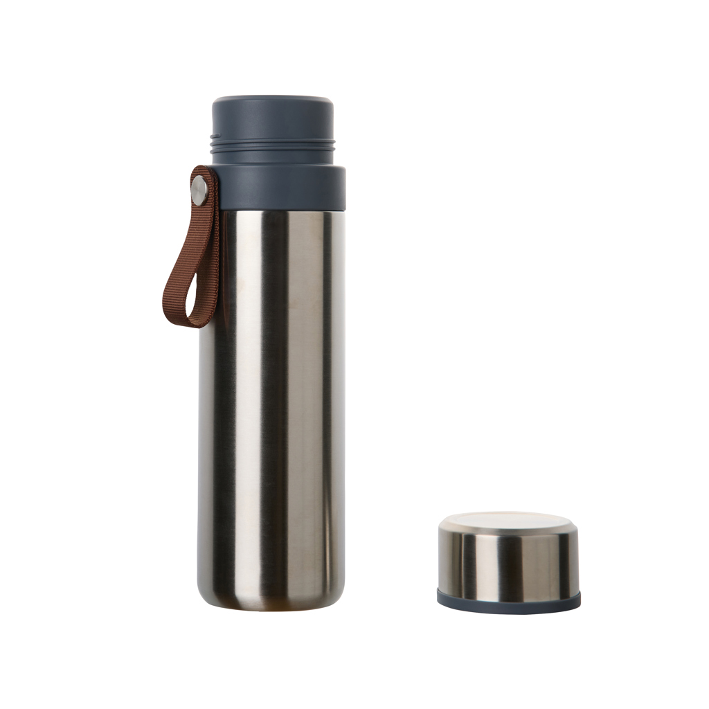 RCS-zertifizierte Thermoskanne 750 ml, 24% recycelt - Stahl RCS-zertifizierte Thermoskanne 750 ml, 24% recycelt - Stahl