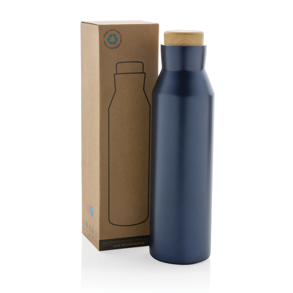 Gaia Vakuumflasche 600 ml aus RCS-recyceltem Edelstahl