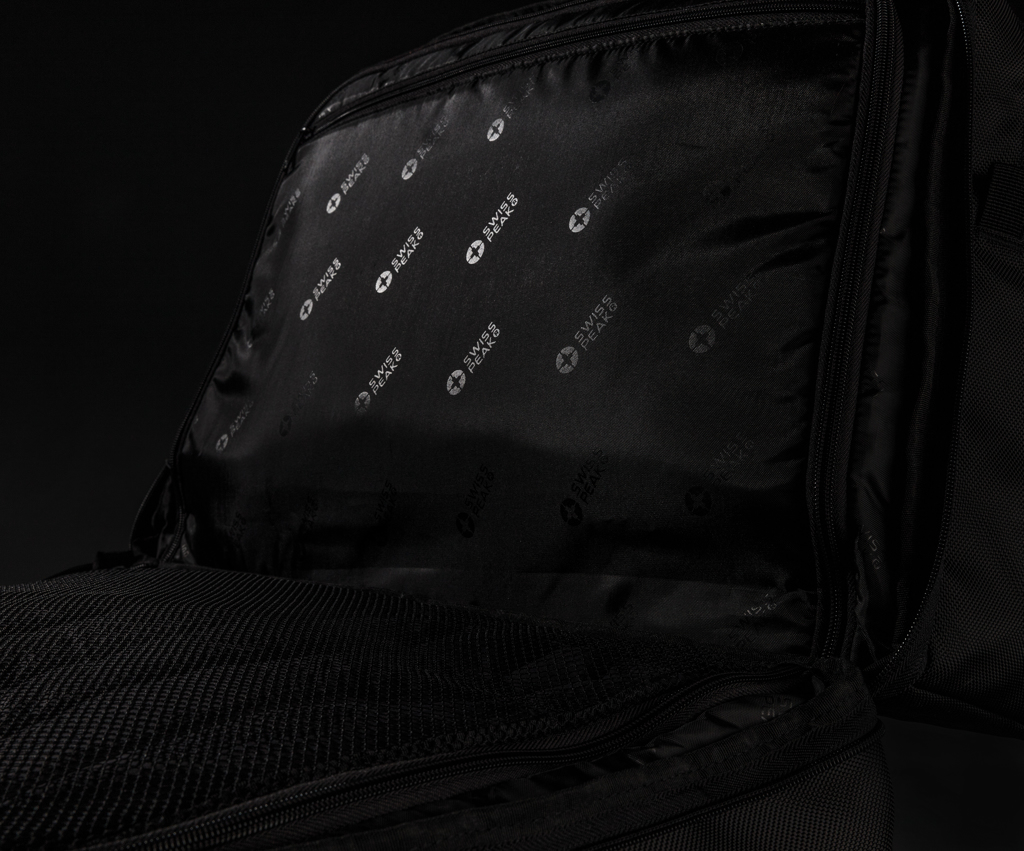 RFID Weekender mit Kofferöffnung PVC-frei 15.6'' schwarz