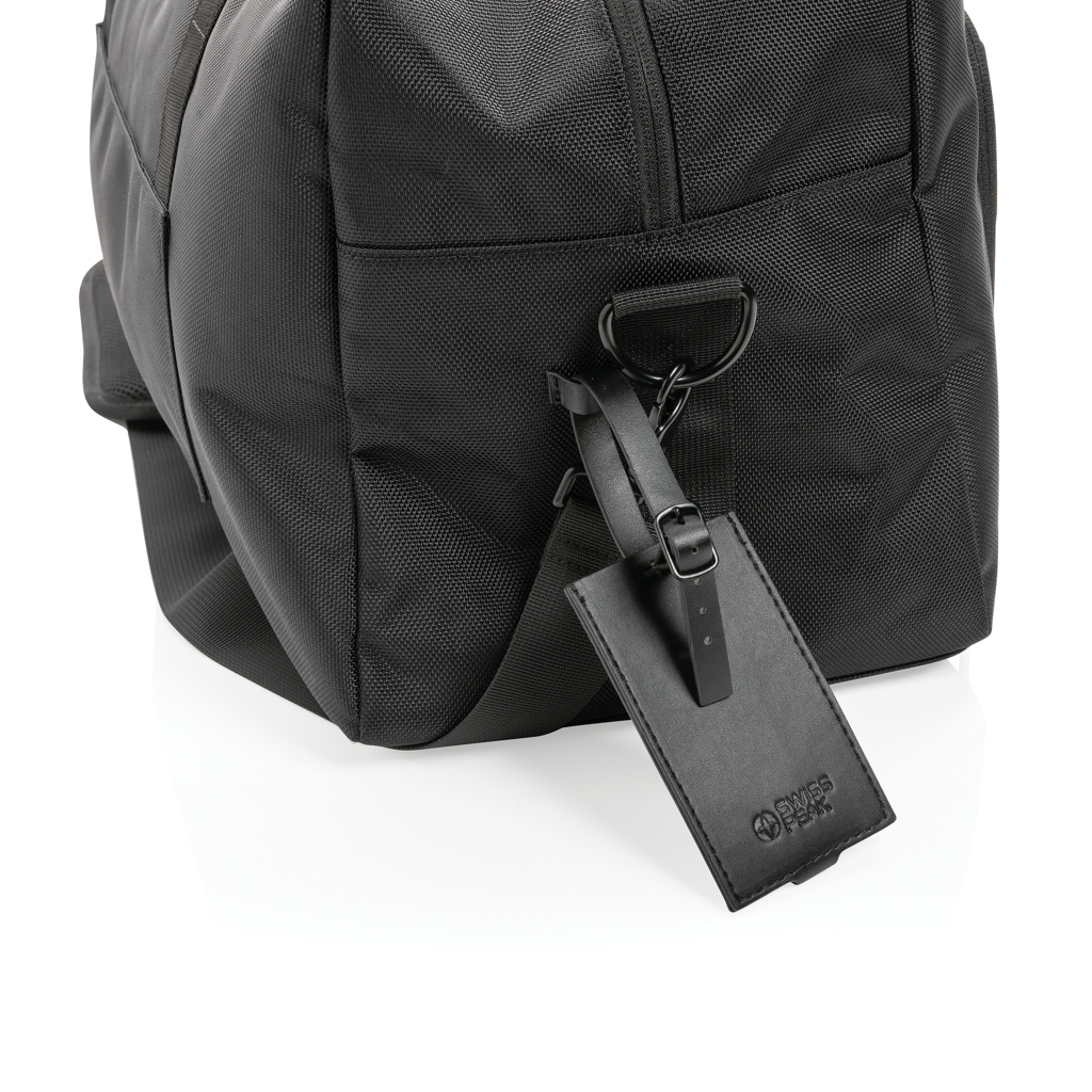 Swiss Peak Voyager Weekend Bag, grau – Stilvolles Werbegeschenk für Events Swiss Peak Voyager Weekend Bag, grau – Stilvolles Werbegeschenk für Events