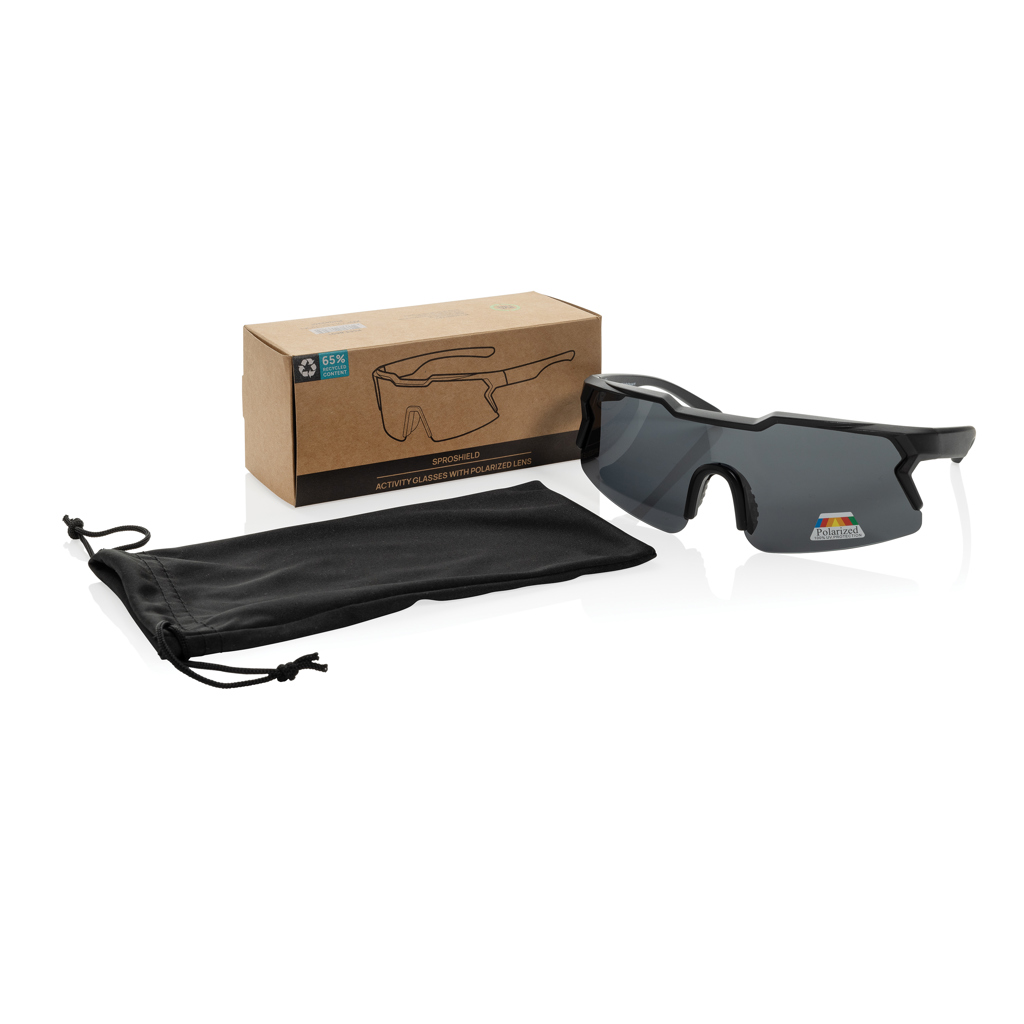 SproShield RCS Sportbrille mit polarisierten Gläsern – XD Collection