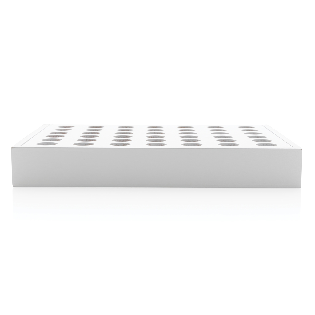 Connect Four Holzspiel aus FSC-Holz mit Logo-Veredelung
